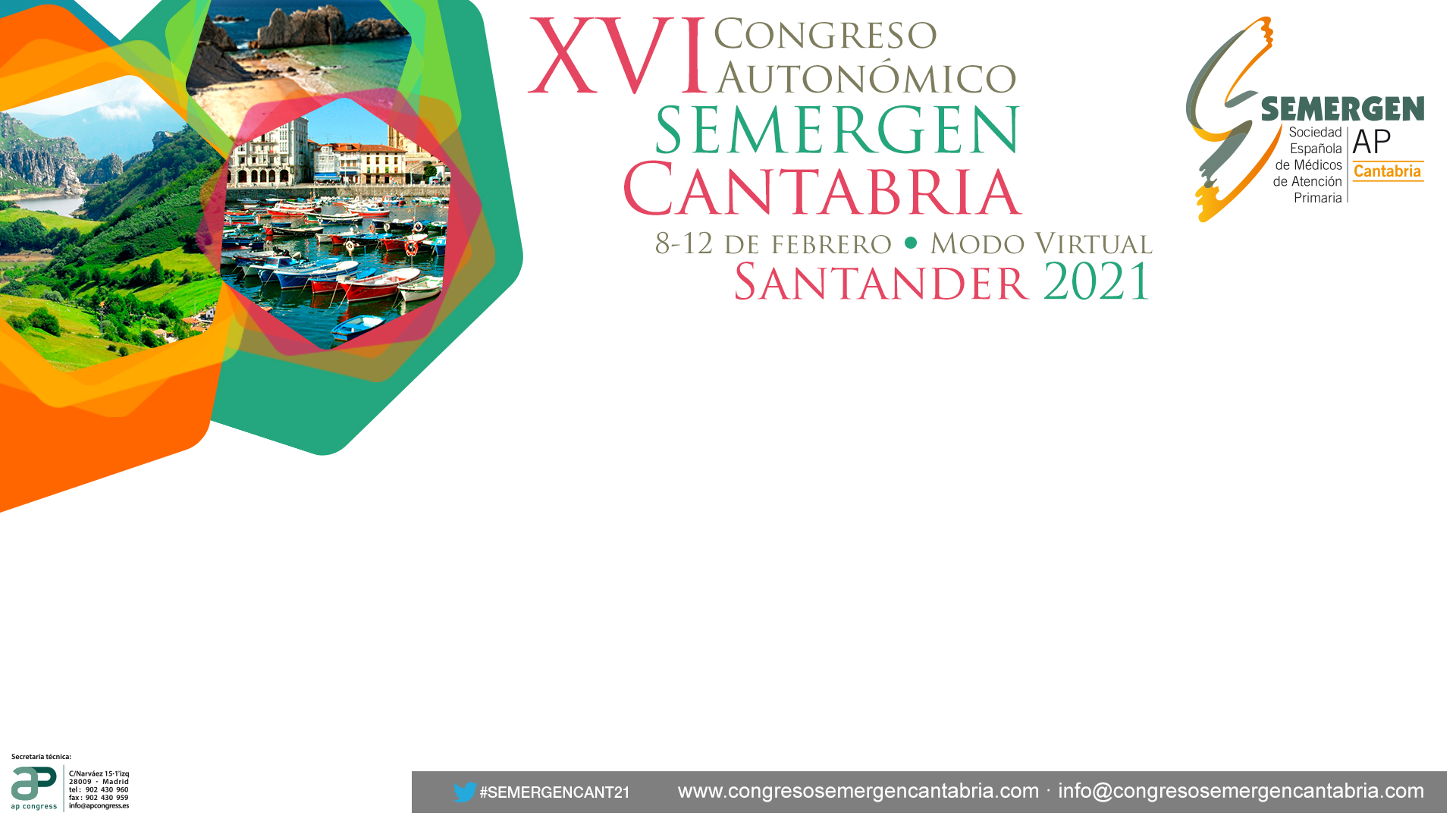 XVI CONGRESO AUTONOMICO SEMERGEN CANTABRIA 2021 - Plantilla